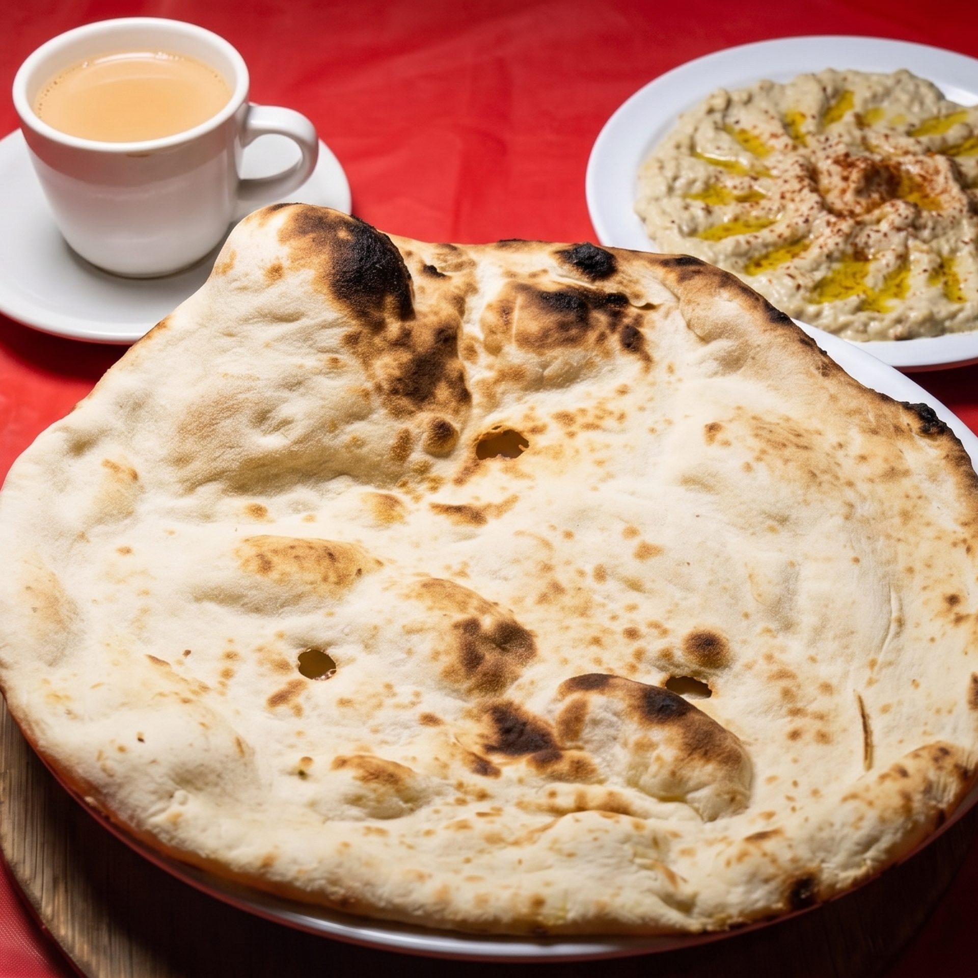 Hummus, chai — made from scratch