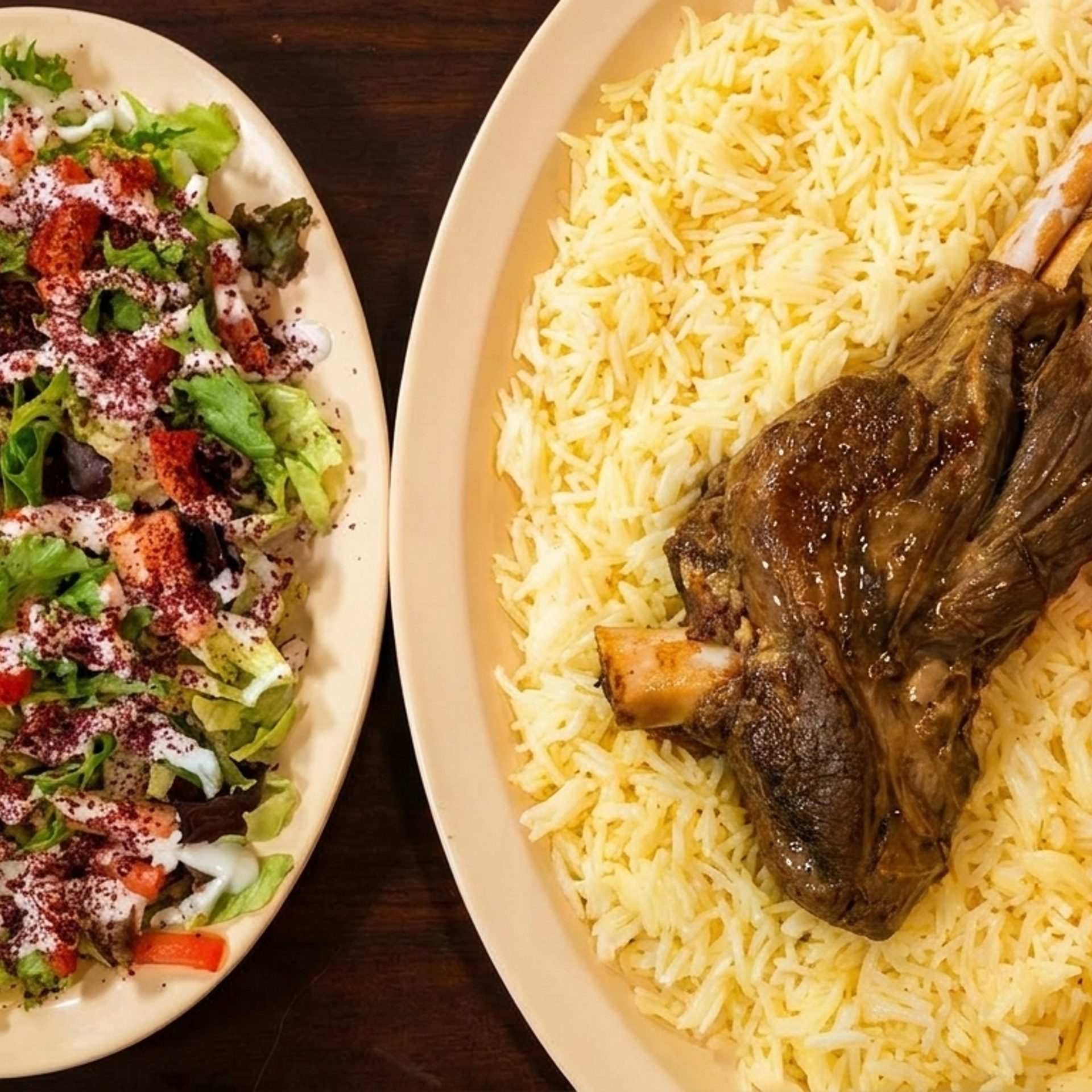 A full vegetarian menu