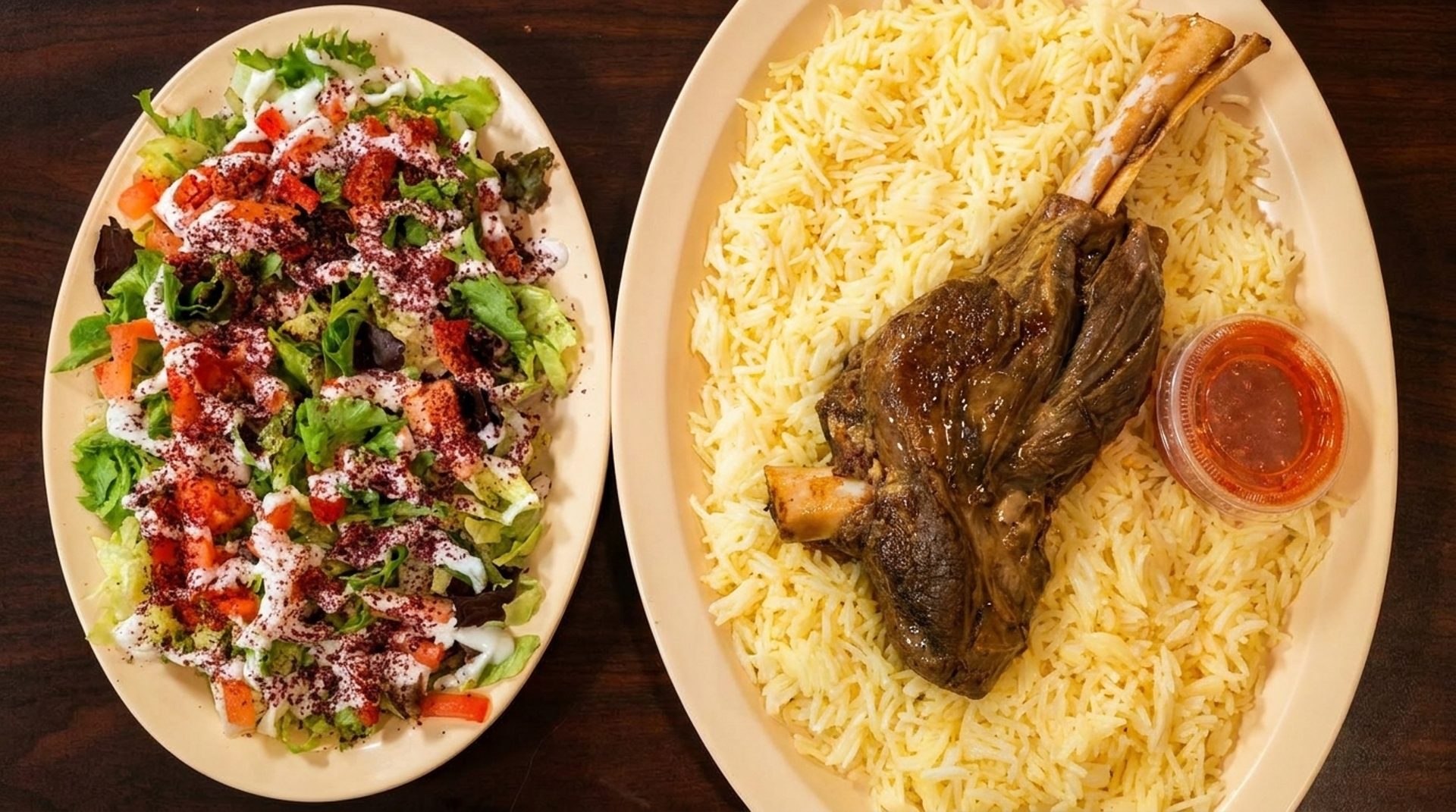 A full vegetarian menu