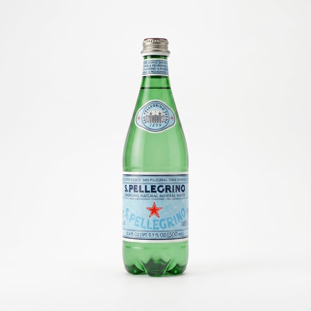 San Pellegrino Sparkling Water.